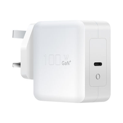 Carregador de 100 W Single Type C Carregador sem fio GaN Tech 100 W USB-C QC3.0
