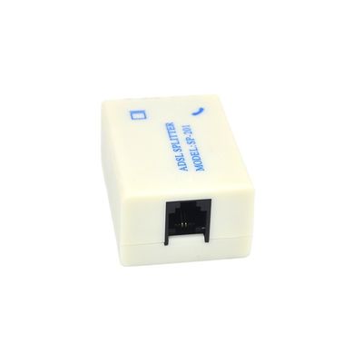 Adaptador de divisor de telefone CE ROHS Certificado para ligação ADSL utilizando porta RJ11 6P2C