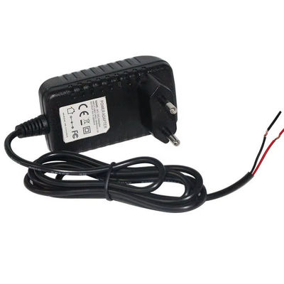 Cabo de alimentação da UE com extremo de fio desnudo 2 pin European Plug to Open Wire Cabo AC para bricolage, LED, fonte de alimentação
