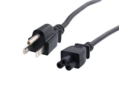 Cabo de alimentação para laptop C5 de 10 pés, design padrão para função ideal