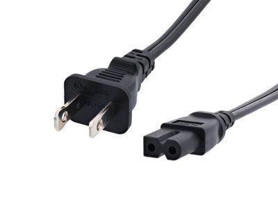 Cordão de alimentação de portátil C7 polarizado 6FT para tomadas dos EUA