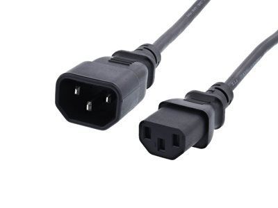 Cordão de alimentação 12FT C13 para computadores e equipamentos de escritório