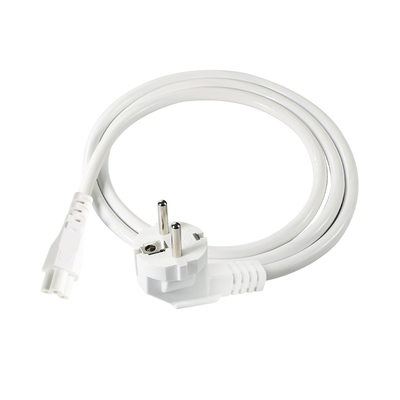 Cabo de alimentação EU Plug para IEC C5 - Cabo AC Europeu de 2 pinos para adaptador de laptop, notebook, projetor, conector trevo 2.5A 250V