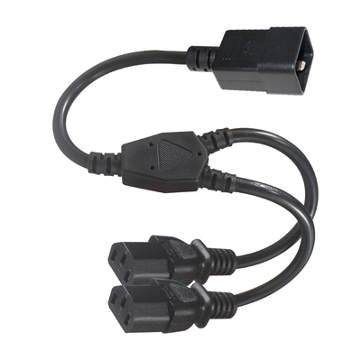 C20 a 2xC13 Cordão de alimentação Y-Splitter 15A 250V Cobre puro