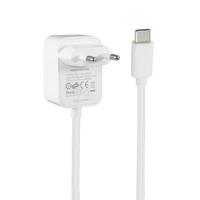 Adaptador de alimentação USB-C UE de 12 V 1 A com cabo de 1 m